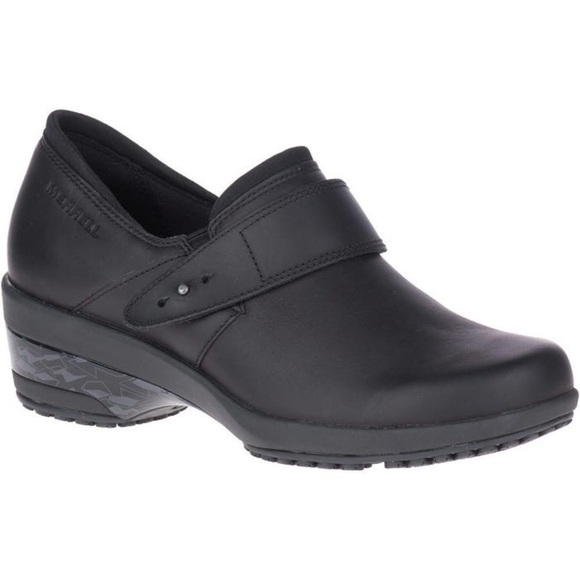 Preloved Black Valetta Pro Moc Slip Resistant Slip On Work Shoe Women's Size 7 - Picture 1 of 14